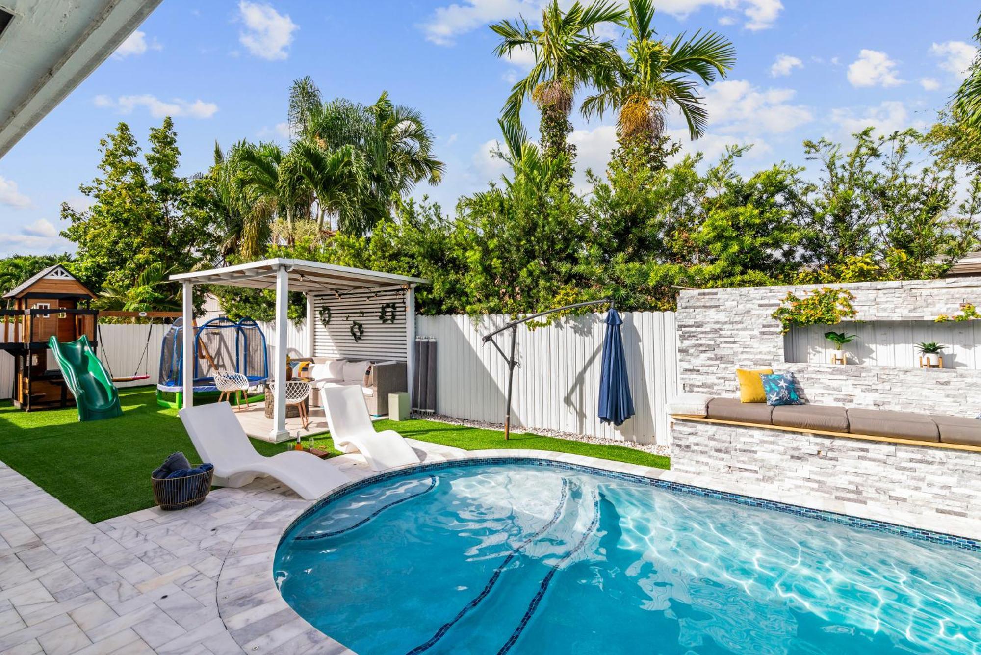 فيلا Miami Luxury House W Heated Pool & Jacuzzi المظهر الخارجي الصورة