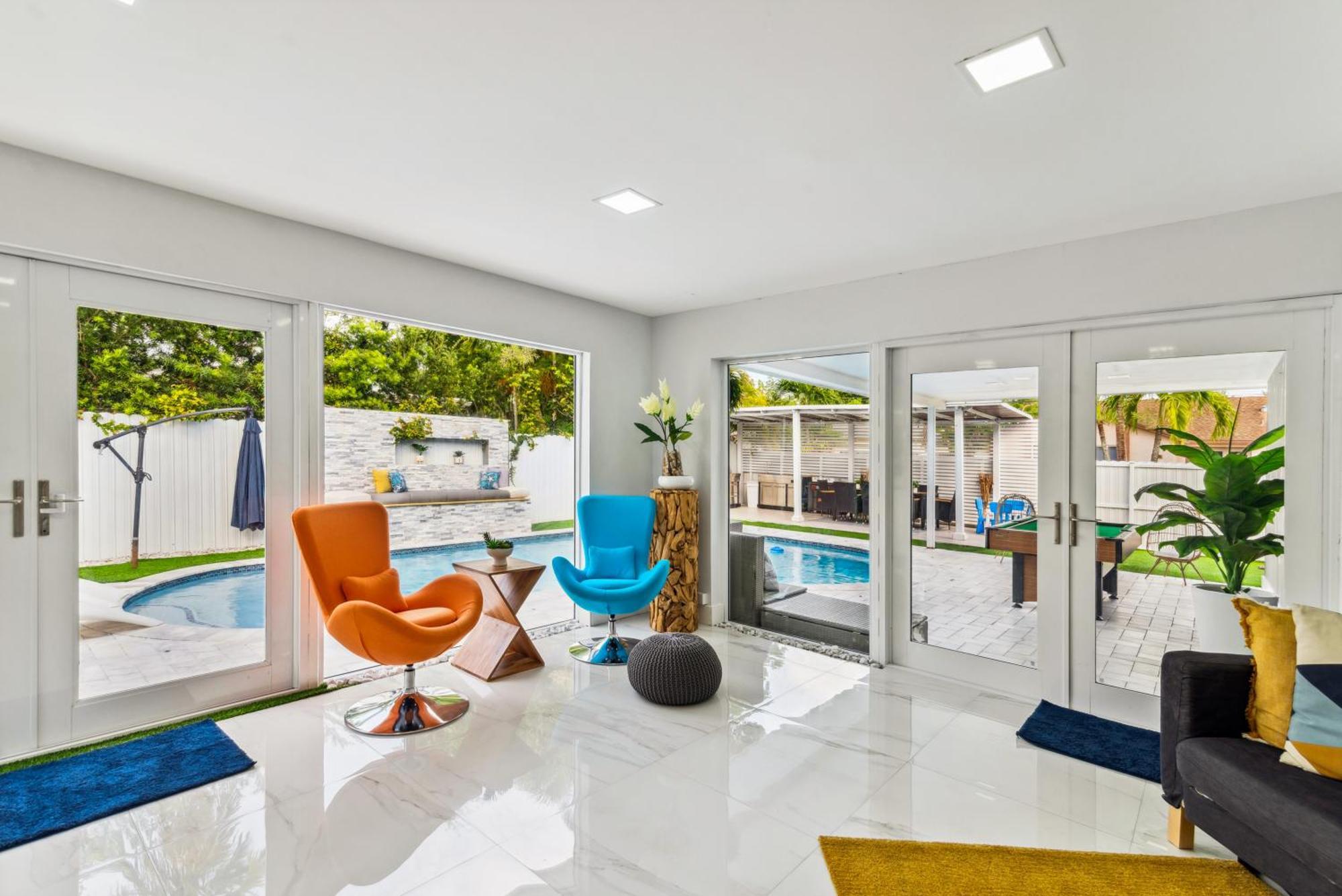 فيلا Miami Luxury House W Heated Pool & Jacuzzi المظهر الخارجي الصورة