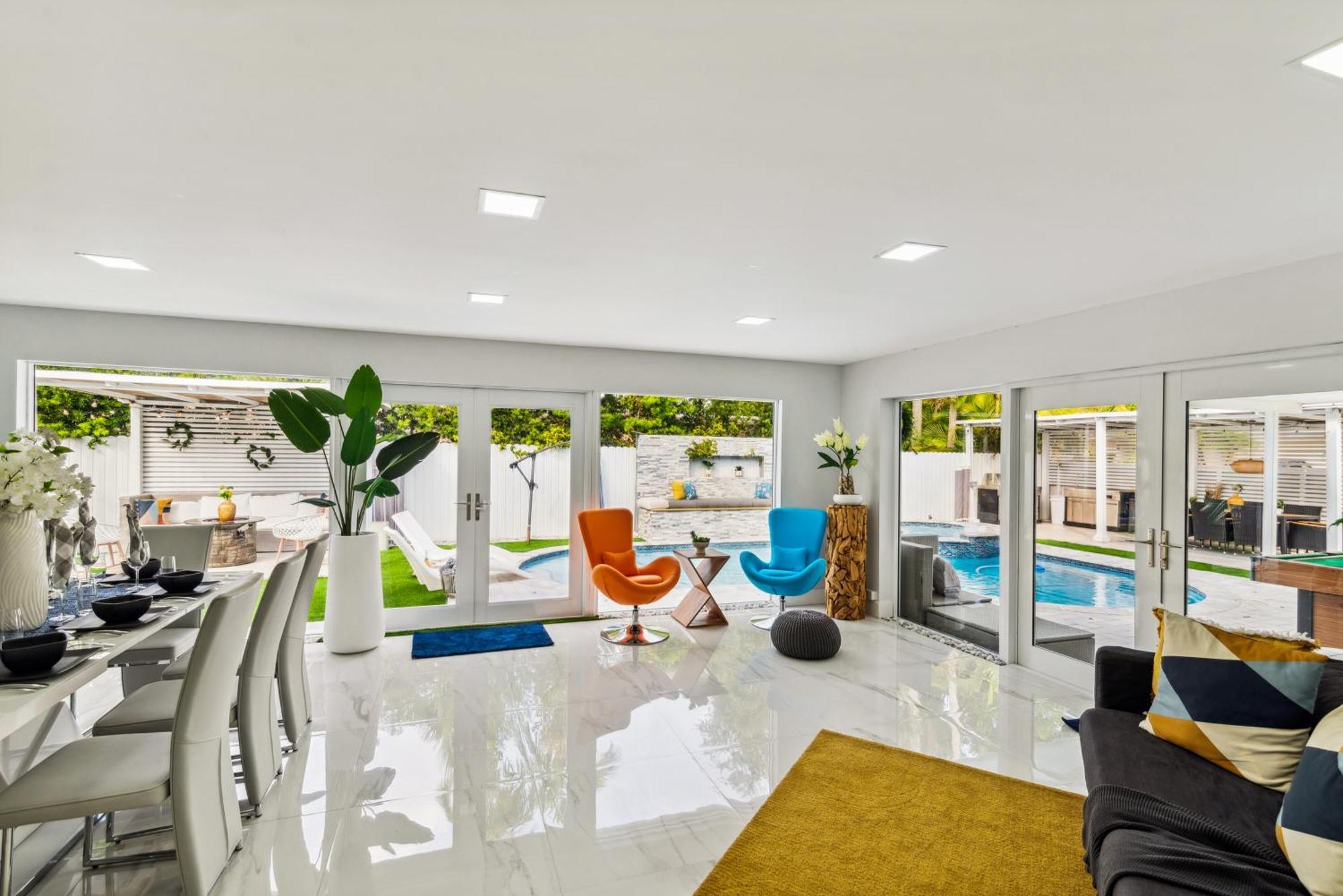 فيلا Miami Luxury House W Heated Pool & Jacuzzi المظهر الخارجي الصورة