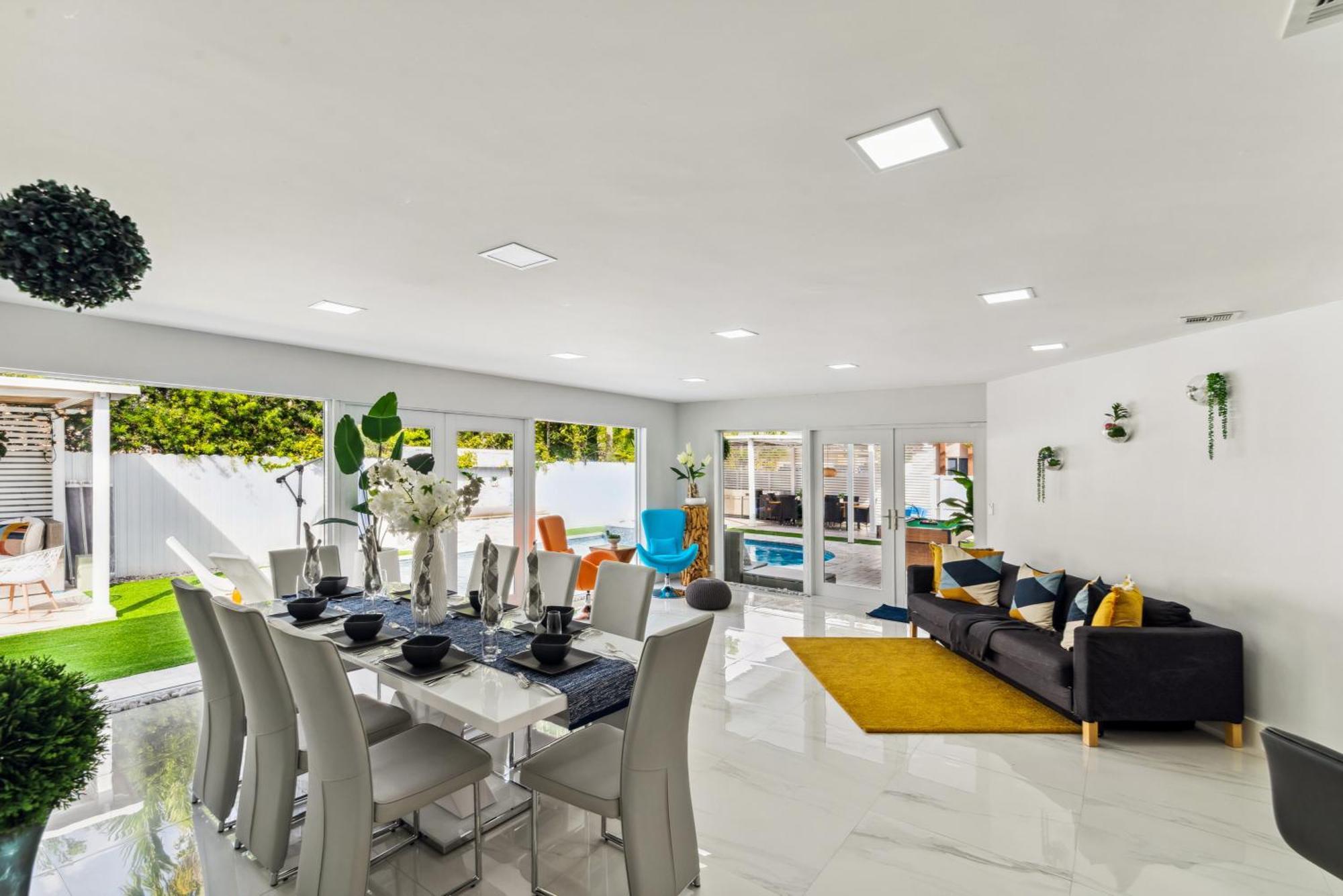 فيلا Miami Luxury House W Heated Pool & Jacuzzi المظهر الخارجي الصورة